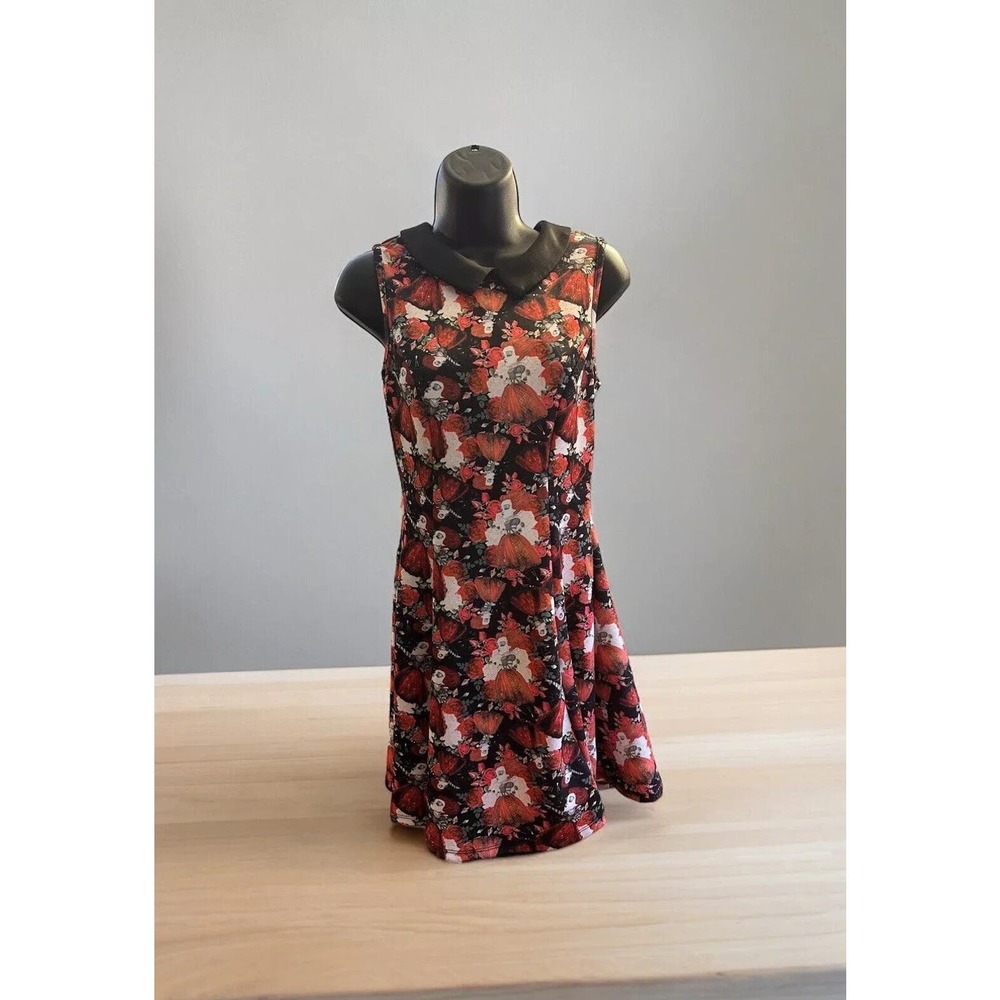 Disney Womens' Alice Through The Looking Glass Red Queen Dress Sz Sm EUC